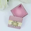 Blush Pink Silk Wedding Party Favor Box (1)