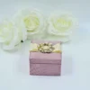 Blush Pink Silk Wedding Party Favor Box (4)