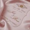 Clear Acrylic Save The Date Wedding Invitation laser-Cut Card