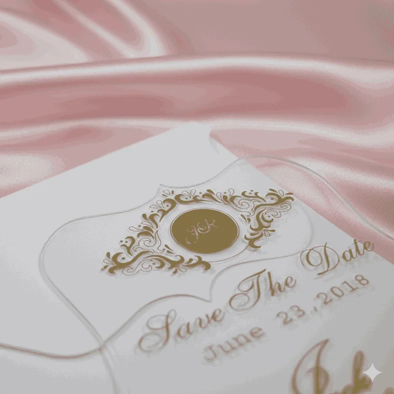 Clear Acrylic Wedding Invitation: Acrylic Invites