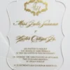 Clear Acrylic Wedding Invitation Die Cut Design Acrylic Invite (1)