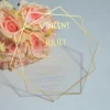 Clear Acrylic Wedding Invitations Minimalist Acrylic Invites (2)