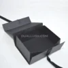 Custom Foldable Packaging Box Ribbon Bow Closure Box (1)
