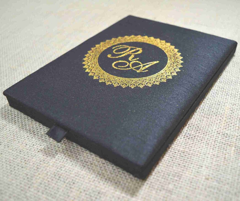 Silk Wedding Invitation Box: Acrylic Invite