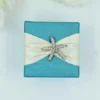 Embellished Wedding Favor Box With Starfish Brooch (4)