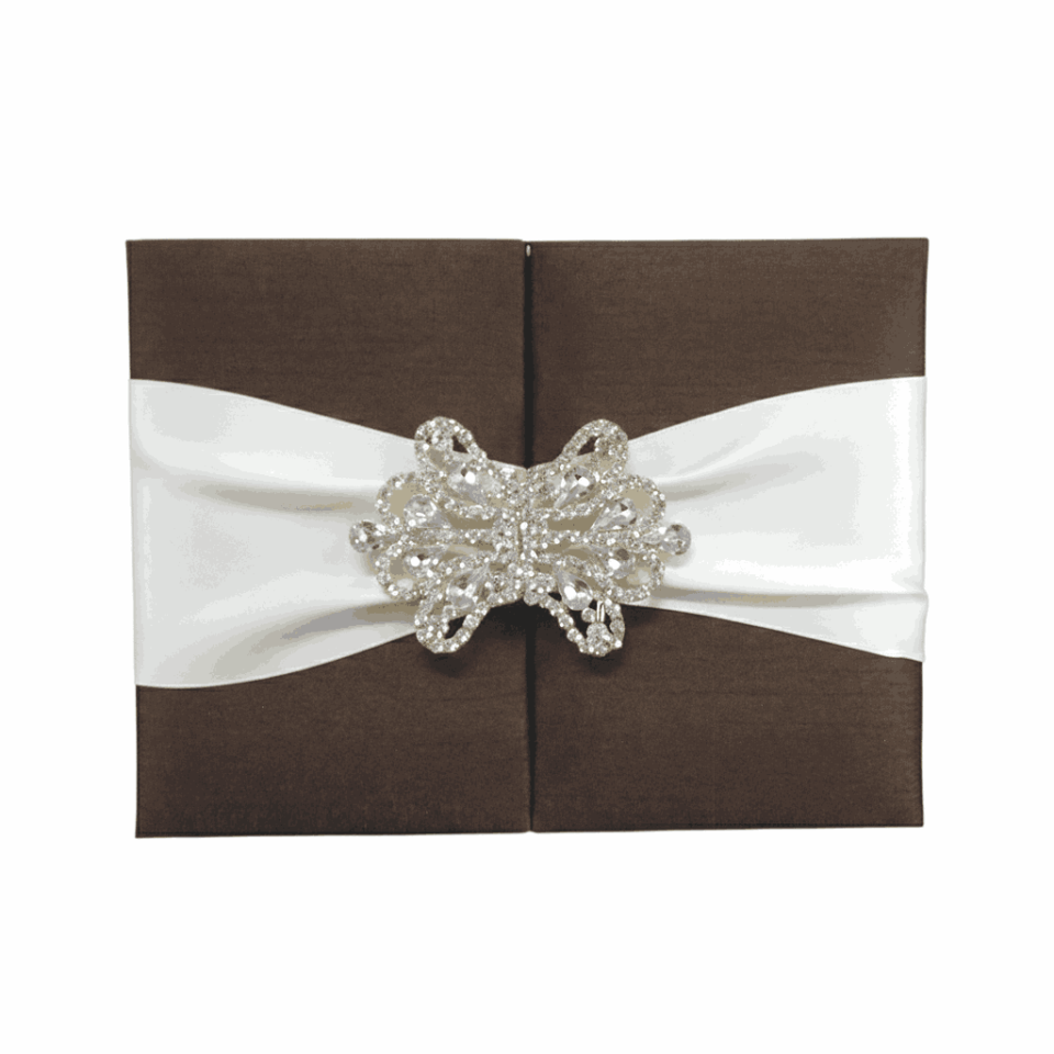 Silk Wedding Invitation Box: Boxed Invites
