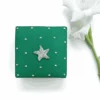Green Silk Wedding Favor Box with Rhinestones (5)