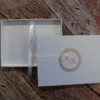 Invitation Shipping Boxes Mailing Box with Custom Foil Monogram (2)