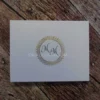 Invitation Shipping Boxes Mailing Box with Custom Foil Monogram (3)