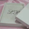 Minimalist Silk Wedding Invitation Folio with Embroidered Monogram (3)