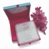 Pink Silk Wedding Invitation Box Boxed Wedding Invites (4)