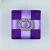 Purple Silk Wedding Favor Box (2)