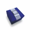 Royal Blue Silk Wedding Favor Box (3)