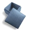 Silver Silk Bridal Shower Favor Boxes (5)