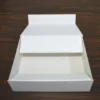White Collapsible Gift Packaging Box Magnetic Flap Packing Box (3)