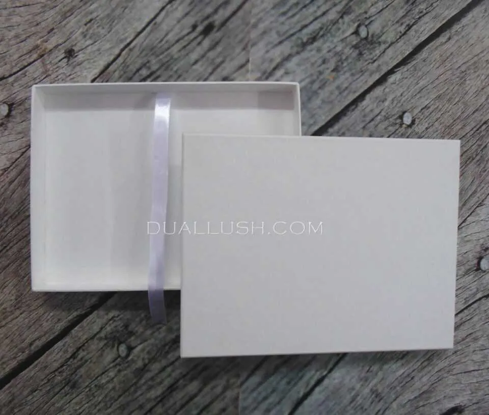 White Hardboard Shipping Boxes For Wedding Invitations
