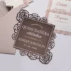 Rose Gold Mirror Acrylic Quinceanera Invitation (1)