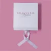 Custom Foldable Packaging Box Ribbon Bow Closure Packing Box (1)