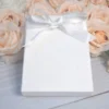 Elegant White Wedding Invitation Box with Acrylic Invite (1)