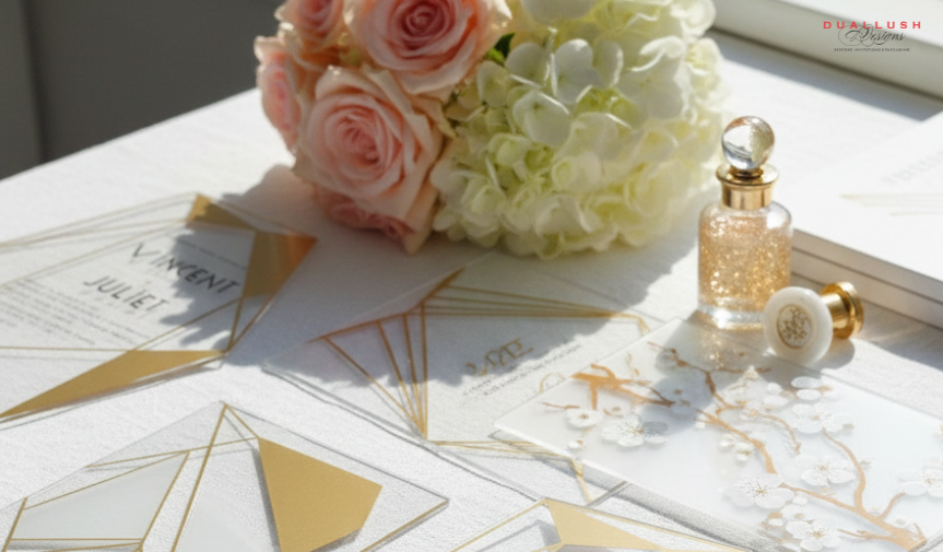 Acrylic Wedding Invitation