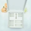 Custom Gift Packaging Box in White Denim with Your Embroidered Logo (3)
