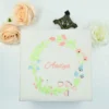 Custom Gift Packaging Box in White Denim with Your Embroidered Logo (6)