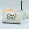 Embroidered Custom Gift Packaging Box in White Denim (5)