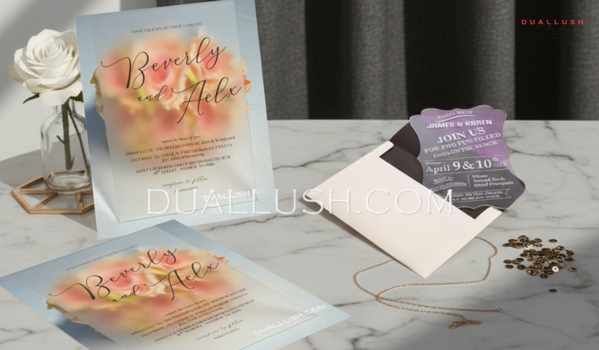 Creative Acrylic Invitation Styles