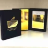 Custom Luxury Velvet Award Box with Gold Mirror Acrylic Plaque • Employee Excellence Awards for Corporate Gala (3)