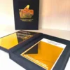 Custom Luxury Velvet Award Box with Gold Mirror Acrylic Plaque • Employee Excellence Awards for Corporate Gala (9)