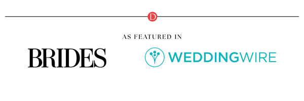 as featured in brides and wedding wire