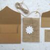 Rustic Burlap Wedding Invitation Suite
