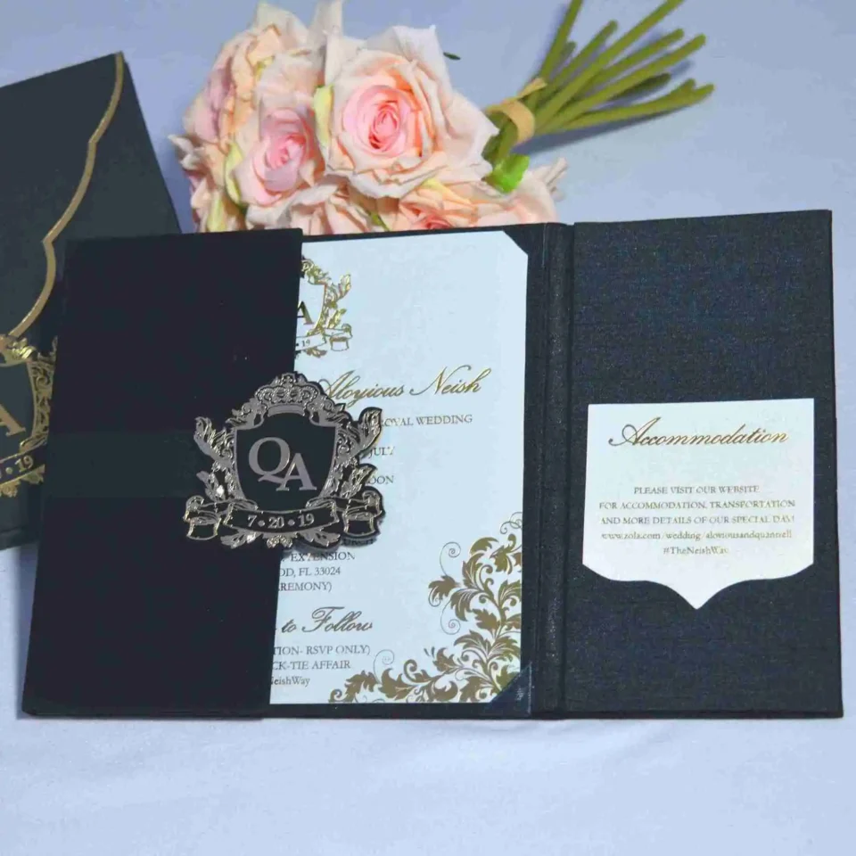 Velvet Wedding Invitation
