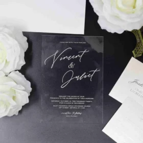 Clear Acrylic Invitations: Why Transparent Is the New Trend for 2026 Weddings