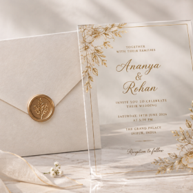 Acrylic Wedding Invitations: Why Modern Couples Are Choosing Clear Over Cardstock