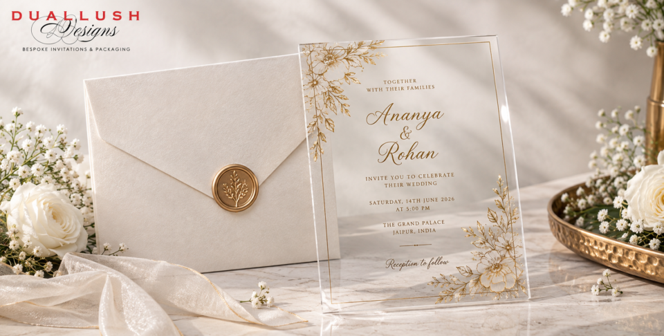 Acrylic Wedding Invitations
